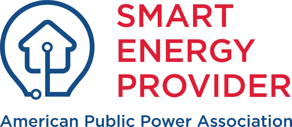 Smart Energy Provider logo featuring a blue circular house-and-circuit icon and red 'SMART ENERGY PROVIDER' lettering.